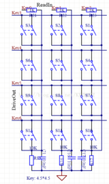 基于STM32L151//STM32F407的矩阵键盘程序(不规则接口)