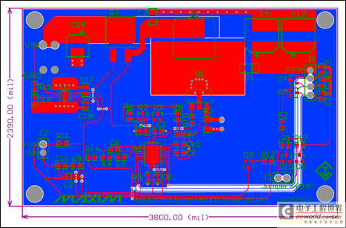 Figure 3. Layout of the driver design.