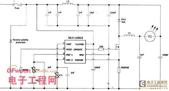 High-brightness LED driver circuits for automotive applications