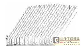 Numerical study on natural convection of high power LED street lamp heat sink