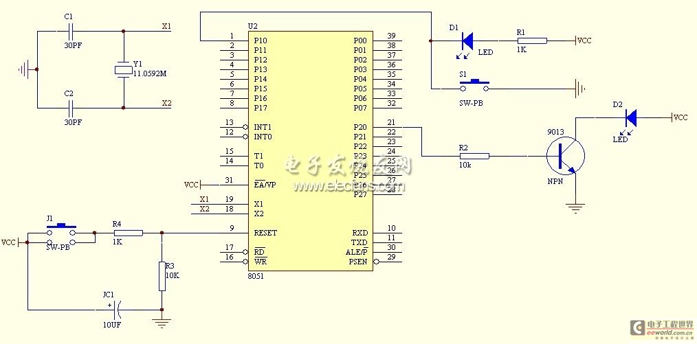 Figure 4 Infrared emission circuit diagram
