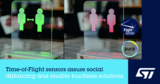 ST FlightSense ToF<font color='red'>传感器</font>,让人们在安全距离进行社交
