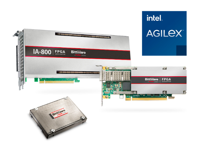 BittWare扩展了基于Intel® Agilex™ FPGA的IA系列加速器产品线