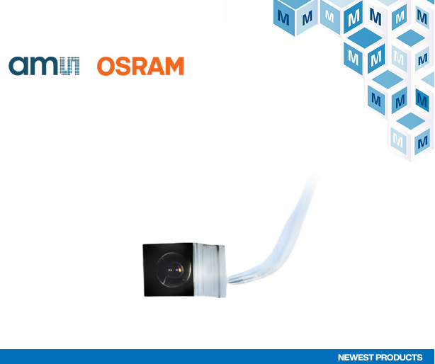 贸泽备货ams OSRAM NanEyeM微型摄像头 