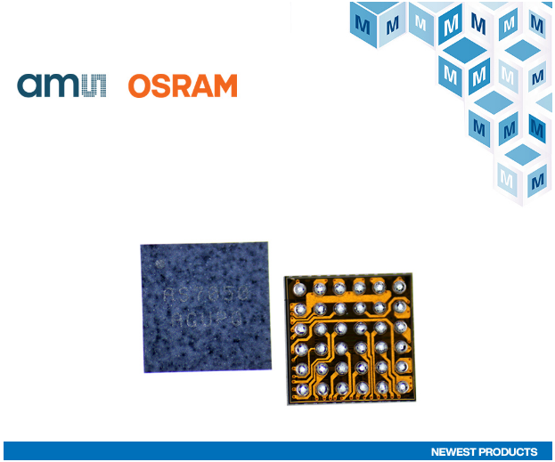 贸泽备货ams OSRAM AS7050医疗与健康传感器
