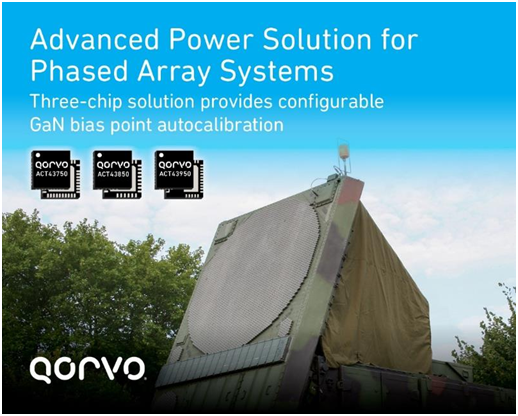 Qorvo 推出用于相控阵雷达系统的先进电源解决方案
