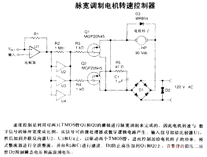 Pulse Width Modulated Motor Speed Controller