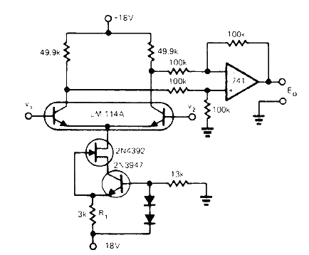Differential Pair Circuit Diagram