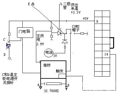 电脑触发开发电路图