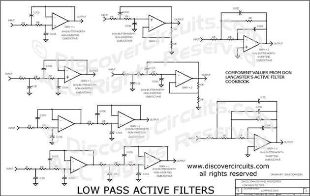 有源低通滤波器设计