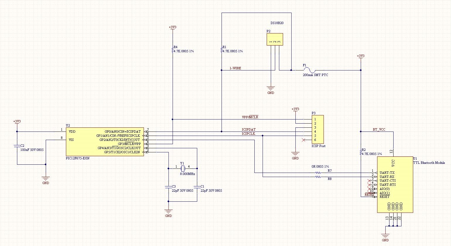 DS18B20 蓝牙温度计