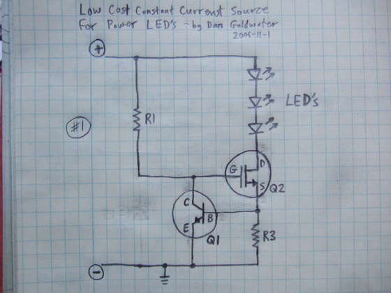 Power LED driver circuit
