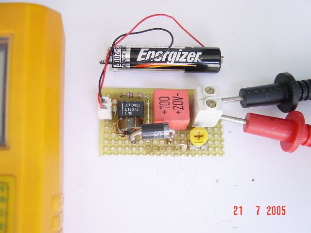 1.5V to 5V/12V DC/DC converter, using LT1073