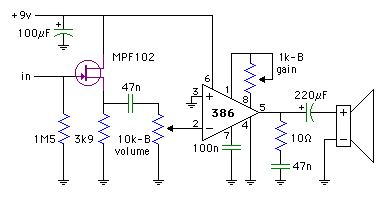 Battery Powered Amplifier