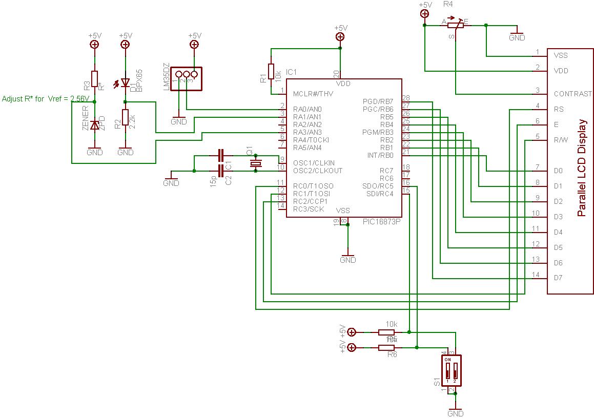 Temperature / Light Brightness Meter with LCD