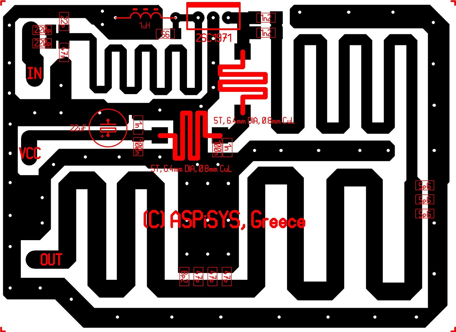8W Broadband FM RF Amplifier
