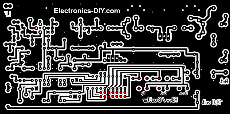 8瓦 PLL 立体声发射器带 LCD