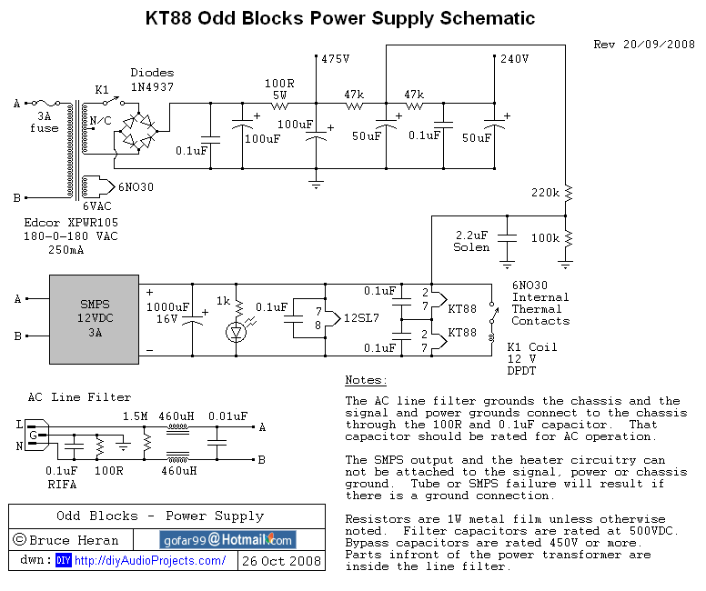 Class A push-pull tube power amplifier