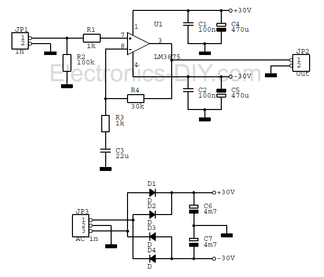 LM3875 Power Amplifier