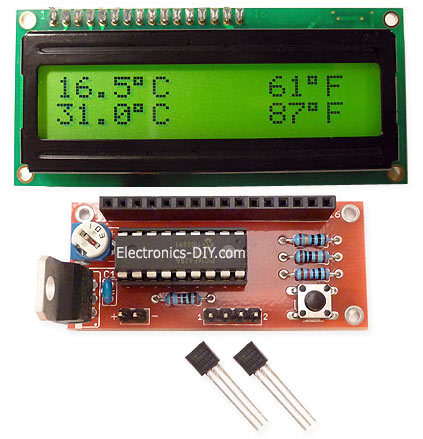 PIC Dual-channel Thermometer