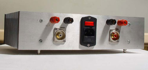 LM3886 power amplifier with custom chassis