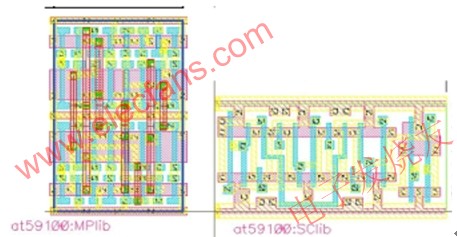 D flip-flop implemented with 130nm MPCF and 130nm standard cell www.elecfans.com