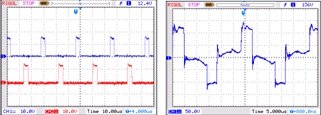 Pre-combustion stage test waveform