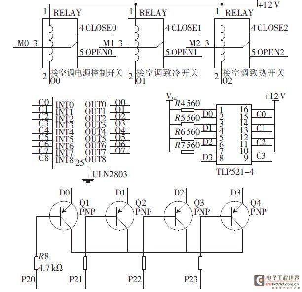 Figure 3 Relay control module circuit diagram