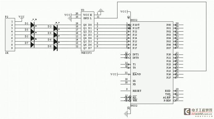 Diode (STC89C52): Write a program to implement a traffic light