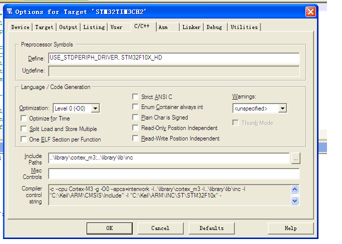 USE_STDPERIPH_DRIVER, STM32F10X_HD说明