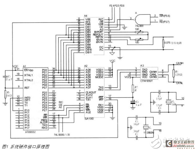 Circuit design of EPB parking current acquisition node system based on CAN bus