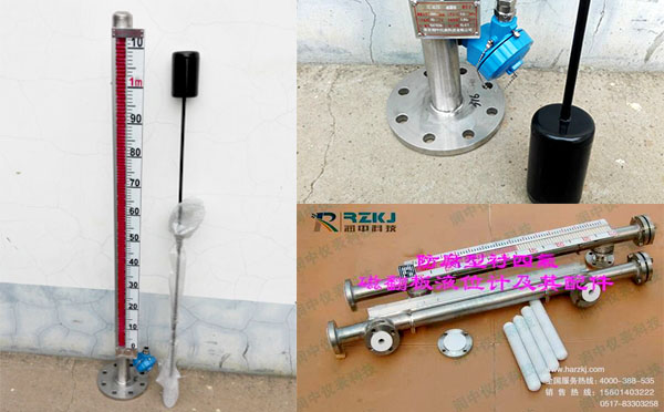 Anti-corrosion magnetic flap level gauge