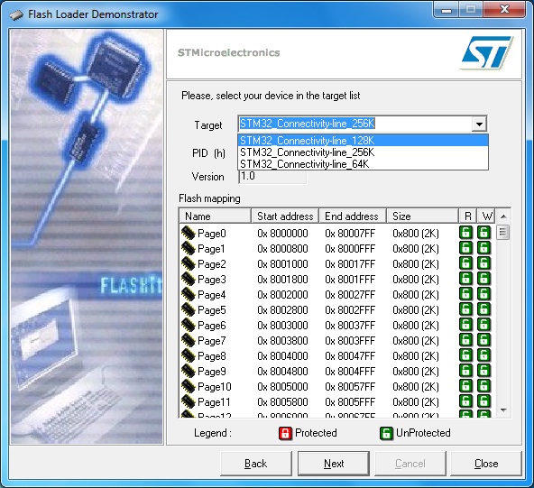 Entering the world of STM32: Hex program burning