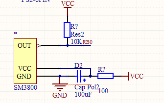 Infrared decoding circuit diagram