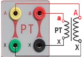 PT变比极性（角差比差）接线图