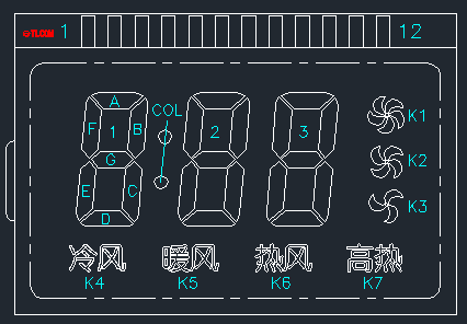 段式液晶模块的驱动原创 - 我心永恒 - ARM嵌入式研发