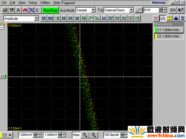 Two PXI-5421 modules generate a 10MHz frequency