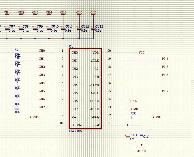 51 MCU read and write max186 c51 program - frank198306 - frank198306's blog