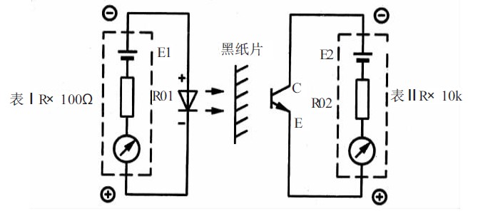 图2“双表法”检测电路示图