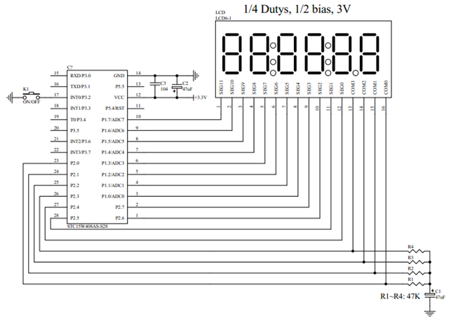 [转] 用STC系列MCU的IO口直接驱动段码LCD - 刘世生 - DAS的博客