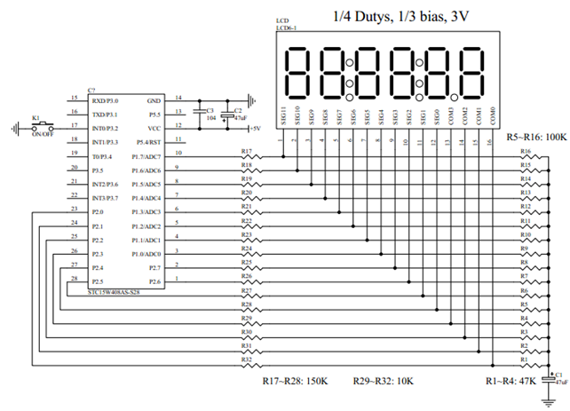 [转] 用STC系列MCU的IO口直接驱动段码LCD - 刘世生 - DAS的博客