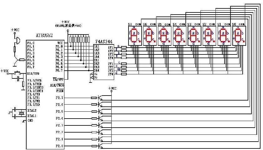 Microcontroller Learning 8: Use digital tube to display numbers - North Star - To be a good seed