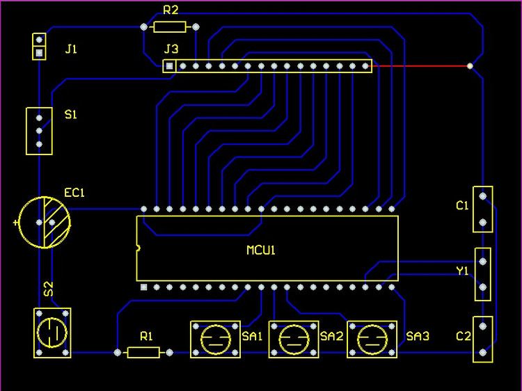 LCD calendar clock based on single chip microcomputer - Incomplete mirror - Incomplete mirror