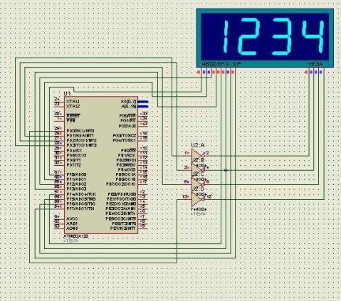 atmega128引脚图图片