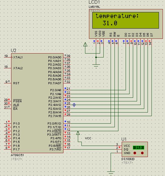 DS18B20 temperature microcontroller control display C program - mybjs2008 - mybjs2008's blog