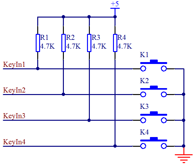 Figure 8-6 Schematic diagram of independent button