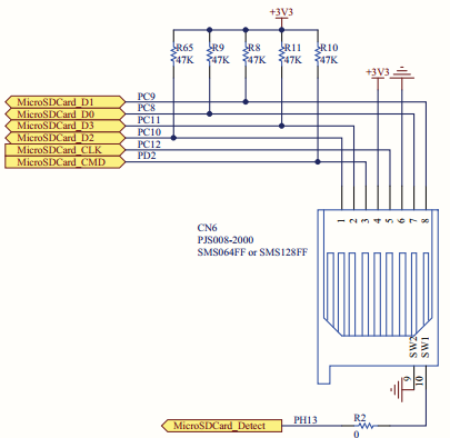 SD card circuit