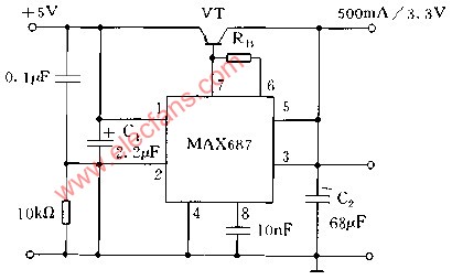 MAX687的典型应用电路