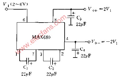 MAX680的基本应用电路