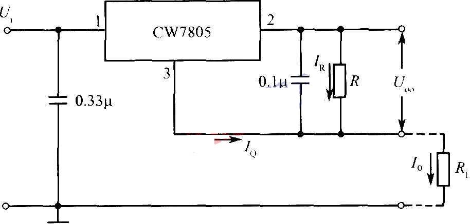 CW7805恒流源电路